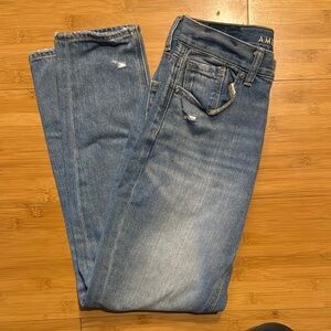 Women's Blue Mom Jeans